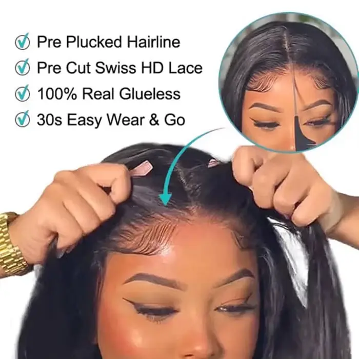 Parochňa Lace Frontal Wig Onde Corporelle 100% Cheveux Brésiliens Perruque Avant en Dentelle Pour Femme Occasions Spéciales