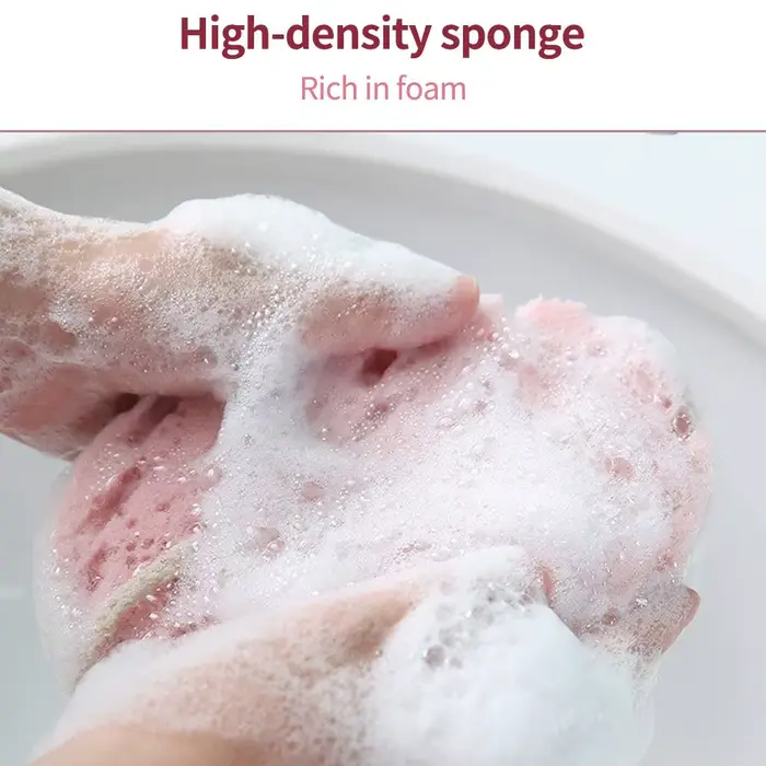 Kúpeľová hubka v tvare gule, 2 kusy, masážna kefa na celotelovú exfoliáciu, masážna kefa, hubová kefa, kúpeľňové doplnky