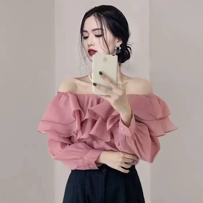 Elegantné kórejské lyocellové blúzky