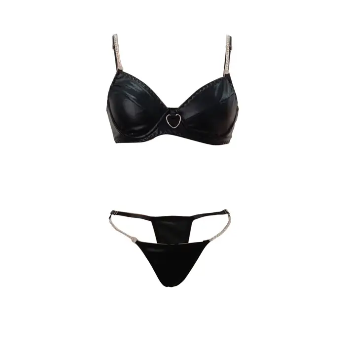 Sexy Polyester Spodná bielizeň Set s nášivkami pre ženy veľké veľkosti špeciálne príležitosti