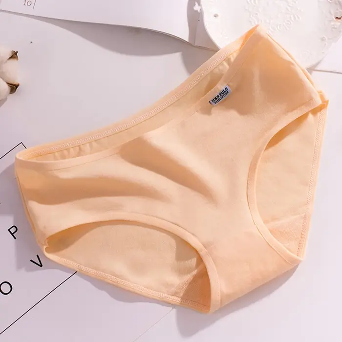 Culotte Confortable en Pur Coton pour Femme, Sous-Vêtement de Haute Qualité, Mi-Haute, Respirant, Gr