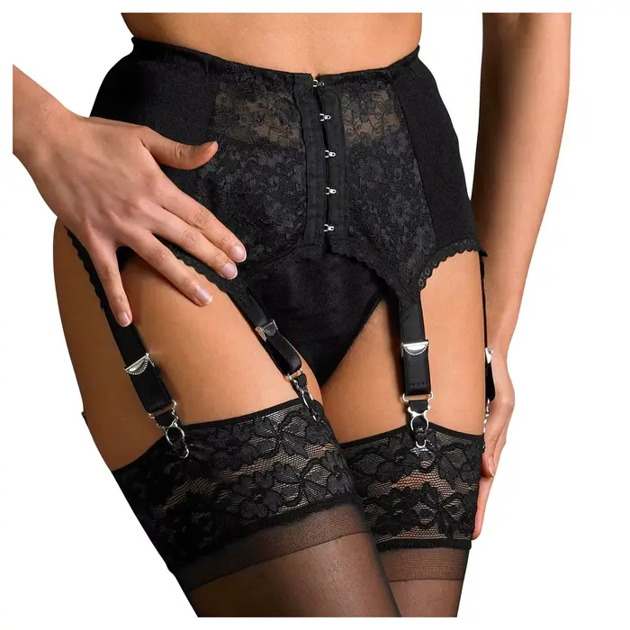 Podväzkový pás v priehľadnom čipka pre ženy, sexy spodná bielizeň, nastaviteľné popruhy, kvetinový dizajn, spodná bielizeň, špeciálne príležitosti