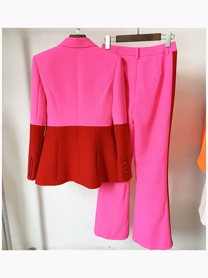 High street dvojdielny oblek pre ženy, elegantný a pohodlný, ideálny pre kanceláriu a špeciálne príležitosti