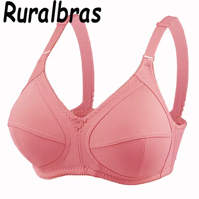 Ruralbra-podprsenka push-up minimiseur pre ženy, bez ramienok, celospatlivá, horná časť z hladkej bavlny, veľkosti 38-50, košík C D E F, č. BH C01