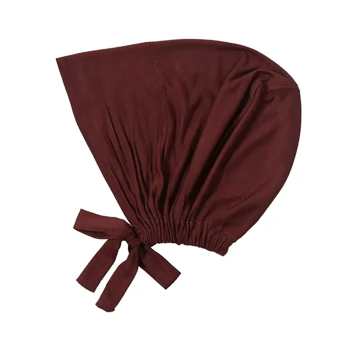 Vnútorný hidžáb pre moslimské ženy – nastaviteľný turban s čiapkou