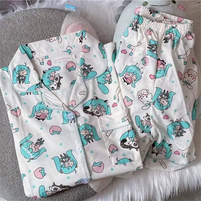 Dámske pyžamo Kawaii Hatsune Miku