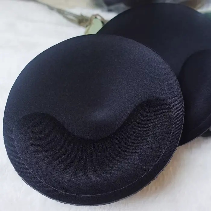 12 cm malé biele čierne nahé okrúhle vložky do podprsenky Push Up prsia podprsenka výplň