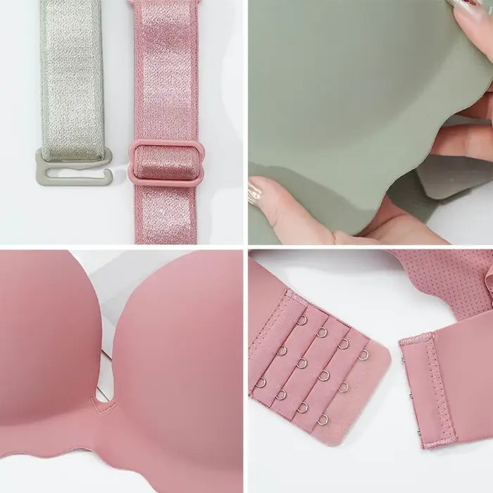 Dámske bezšvíkové podprsenky pevné push up spodná bielizeň Sexy bezdrôtové Bralette žena intímne pohodlie francúzskej módne spodné prádlo Top podprsenky