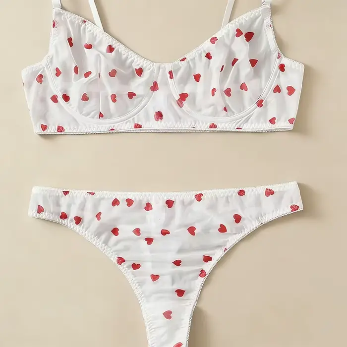 Dámska sexy bielizeň Body Šortky Push-up podprsenka Priehľadná