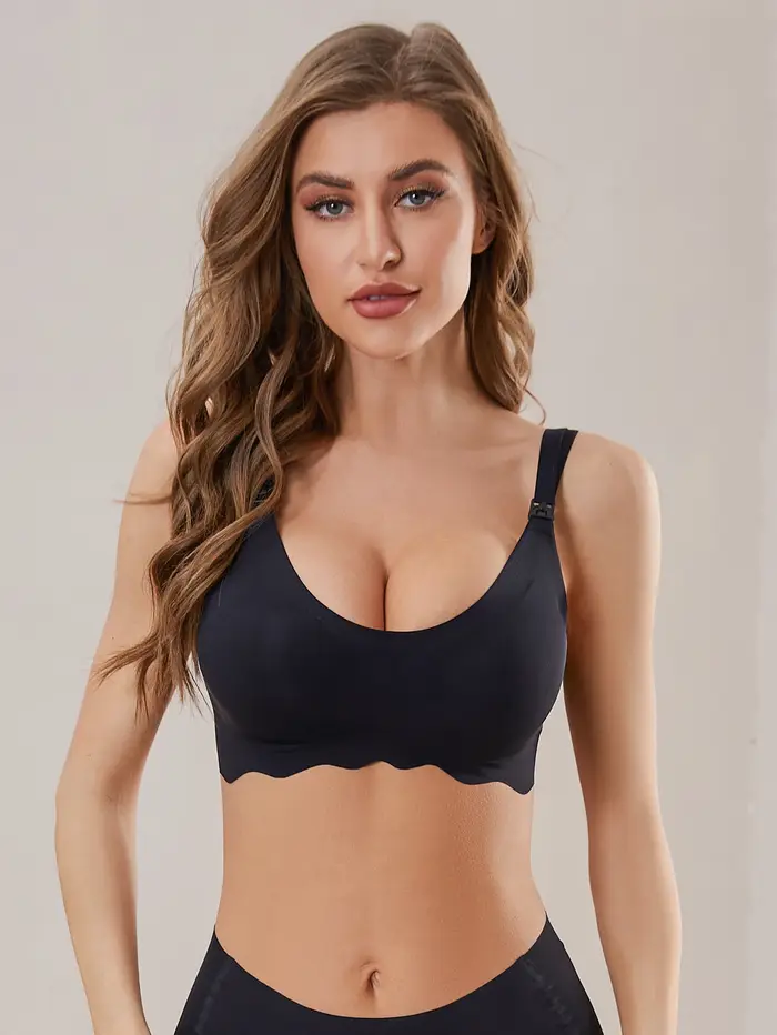 Soutien-gorge d'allaitement Ultra fin, confortable et respirant, sans trace, détachable, pour femmes