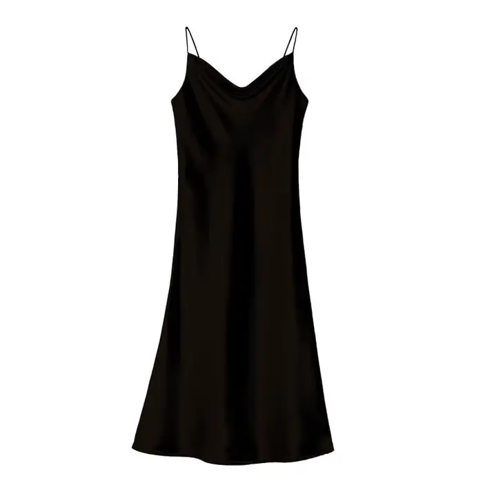 Robe en Satin femme Lingerie intime vêtements de nuit soyeux mariée cadeau de mariage décontracté Ki