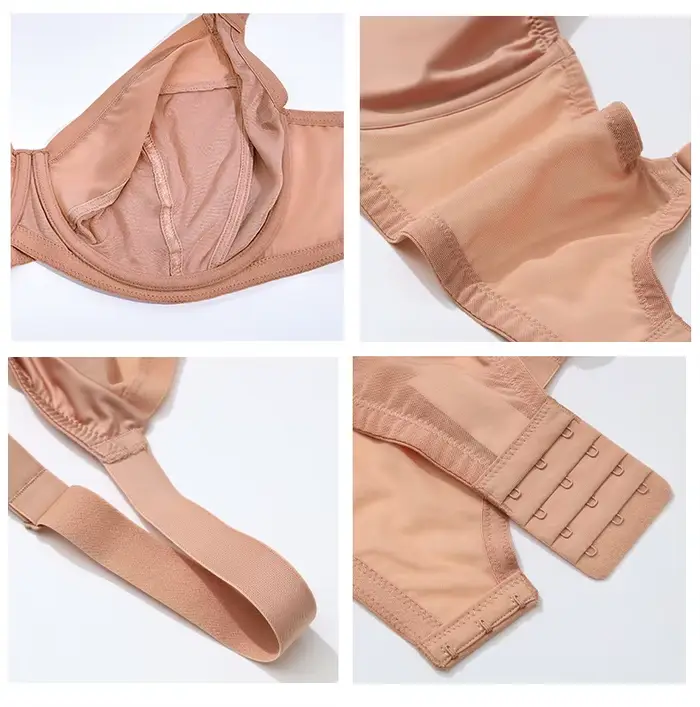 Soutien-gorge minimizeur grande taille couverture complète armatures non rembourrées lingerie féminine confortable pour femmes grandes tailles occasions spéciales