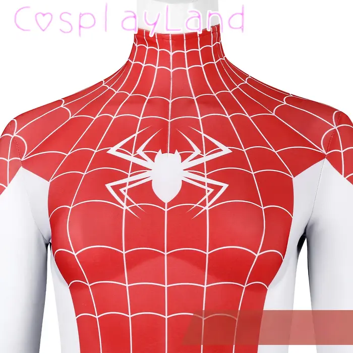 Mary Jane Watson combinaison MJ Cosplay Costume noël Halloween Costumes bande dessinée Con Costume imprimer rouge Zentai body masque