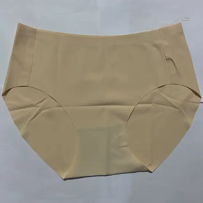 Culotte une pièce grande taille pour femme, sans marquage, couleur unie, respirante, antibactérienne
