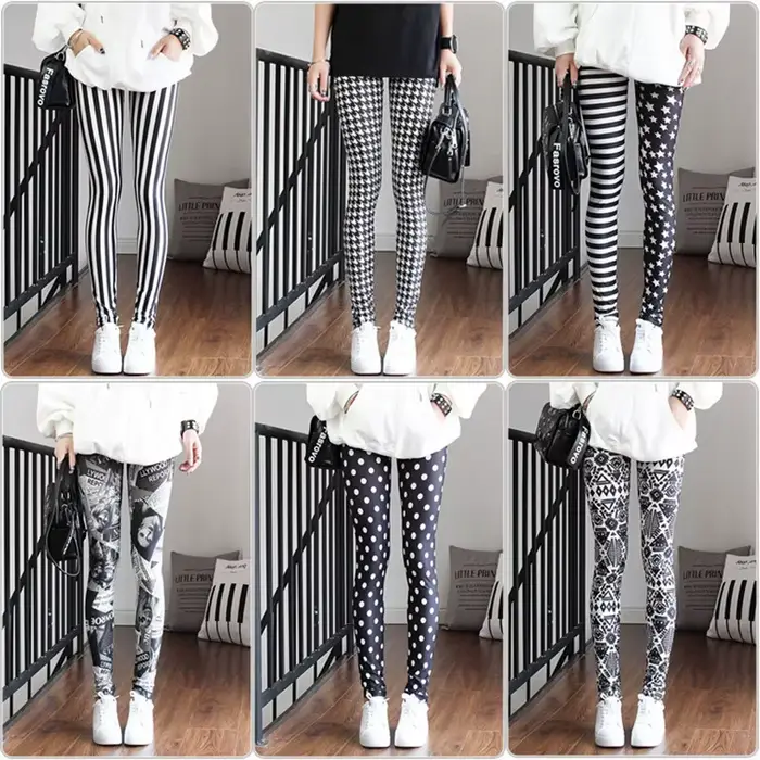 DOIAESKV – Leggings Sexy et décontractés pour femmes, jambières colorées, à la mode, pour printemps 