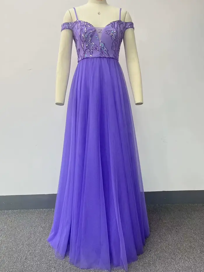 Robe de Soirée Maxi Vintage à Paillettes pour Femme, Élégante, Longue, en Maille de Luxe, pour ixd'A