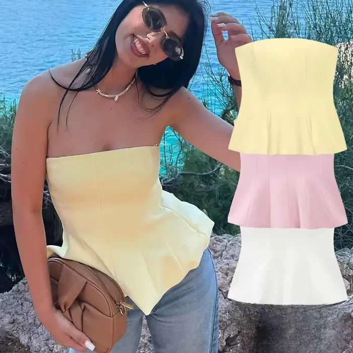 Dámske bustšie tielko KONDALA, sexy a klubový štýl, odolný polyester, jarné leto, zipsy, moderný strih, špeciálne príležitosti
