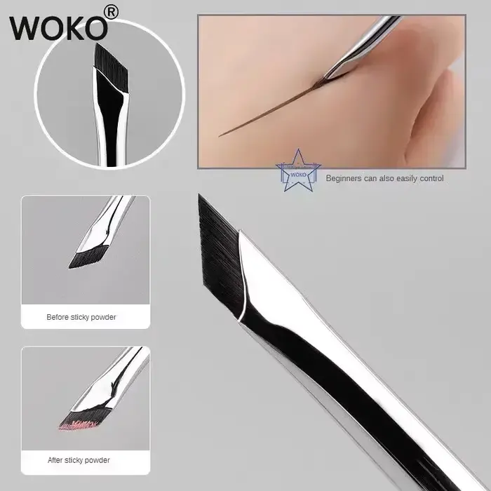 Vylepšená kefka na očné linky s čepeľou