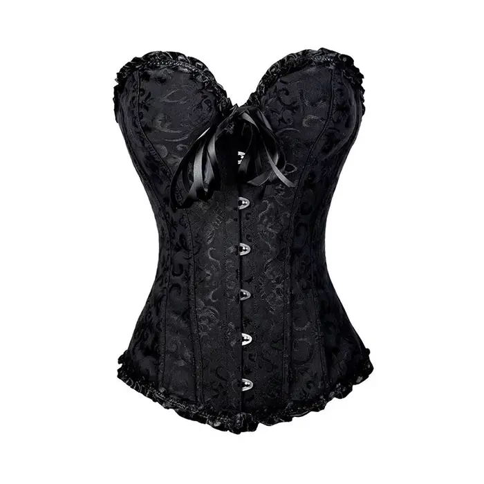 Ženy šnurovací Sexy Kvetinový bezdrôtový Korzet cez prsia Tvarovač postavy Bustier Lingerie Bodyshaper top Korzety top