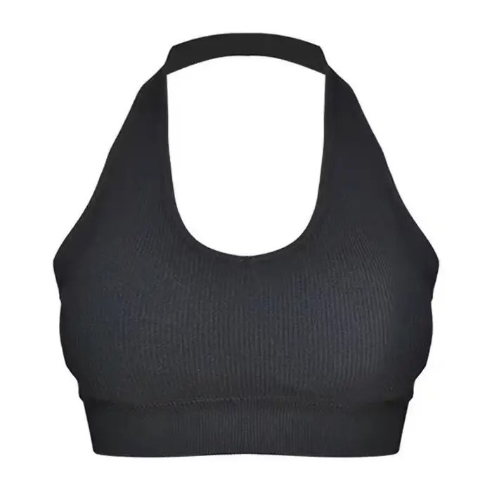 Móda Sexy ohlávka bez chrbta podprsenka Camisole pre ženy bezdrôtové Športová podprsenka top popruhy pevná kultúra topy nárazuvzdorná vesta Spodná bielizeň
