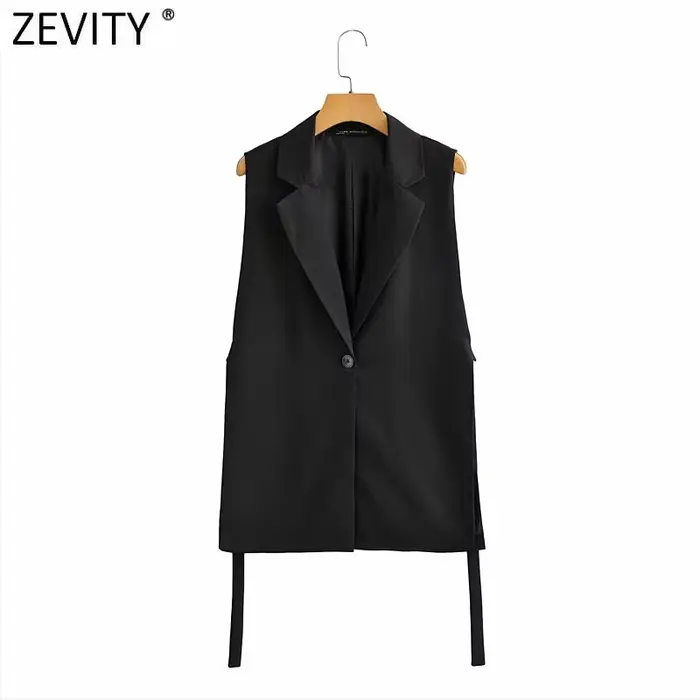 Zevity-Dámska vesta s bočným rozparkom