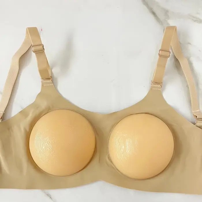 Soutien-gorge prothétique de sein femme fausse dame hommes plus grand petit coussin de poitrine sout