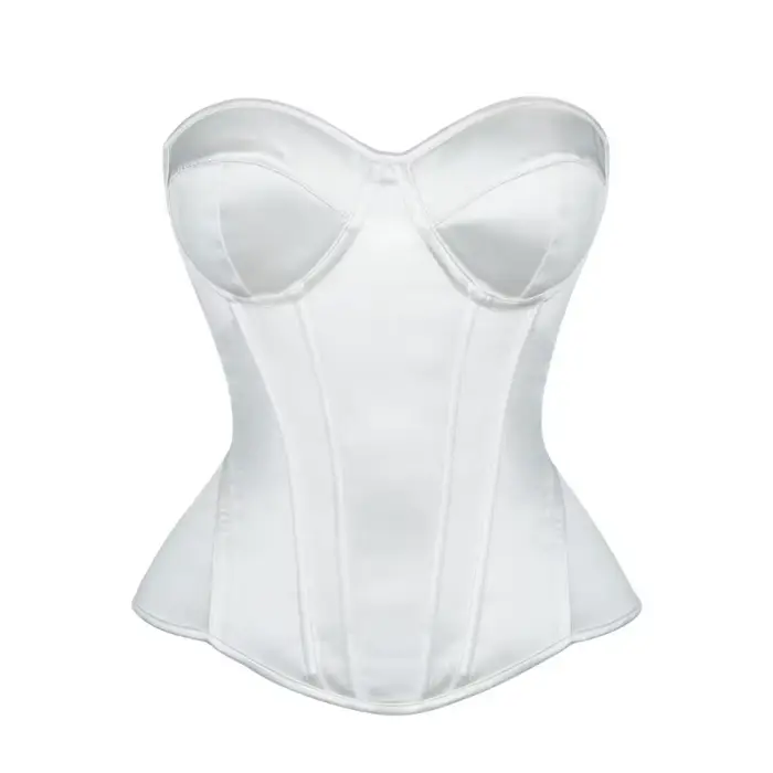 Body sculptant invisible blanc pur, sous-vêtement pour robe de mariée, gaine amincissante, enveloppe