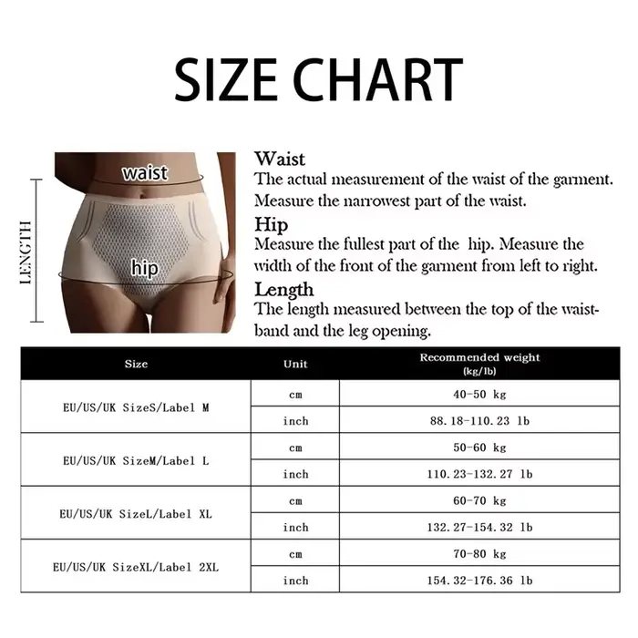 Culottes sculptantes IceSilk maillot polyester élasthanne technologie Ion Fiber culotte gainante taille haute pour femmes occasions spéciales journée décontractée sport travail
