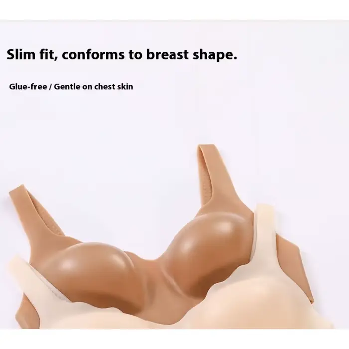 Realistický push-up podprsenka zo silikónu pre ženy