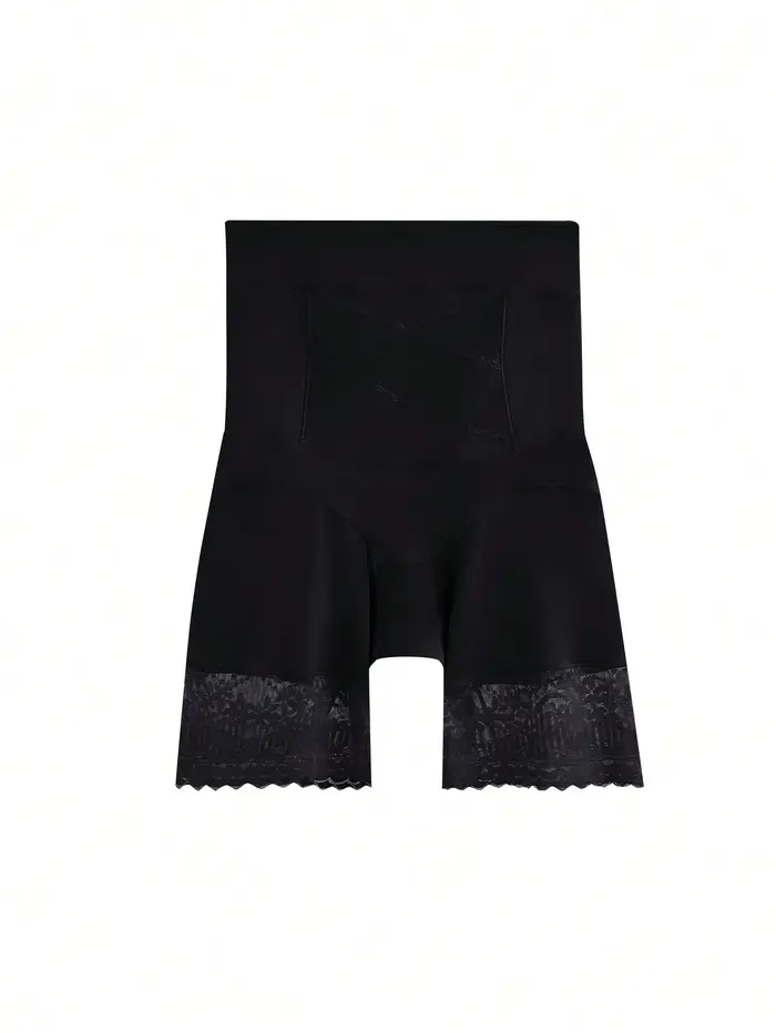 Culotte de contrôle féminine en nylon avec dentelle pour redessiner la silhouette et améliorer la posture pour femmes occasions spéciales