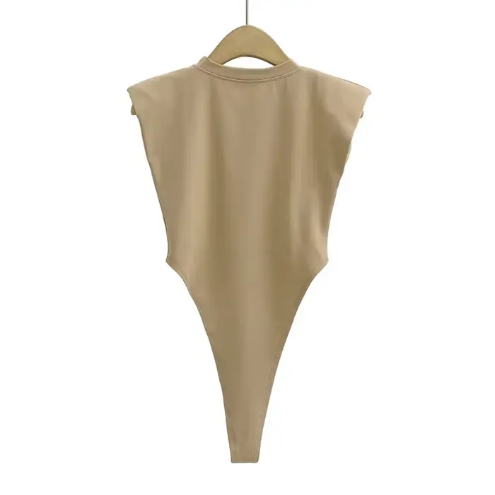 Ženský bodysuit z polyesteru a bavlny, sexy štýl a klub, pre letné príležitosti a gala večery