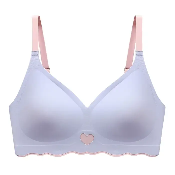 Soutien-gorge sans fil ajusté, antichoc, push-up, sans couture, effet galbant, réglable, pour le spo