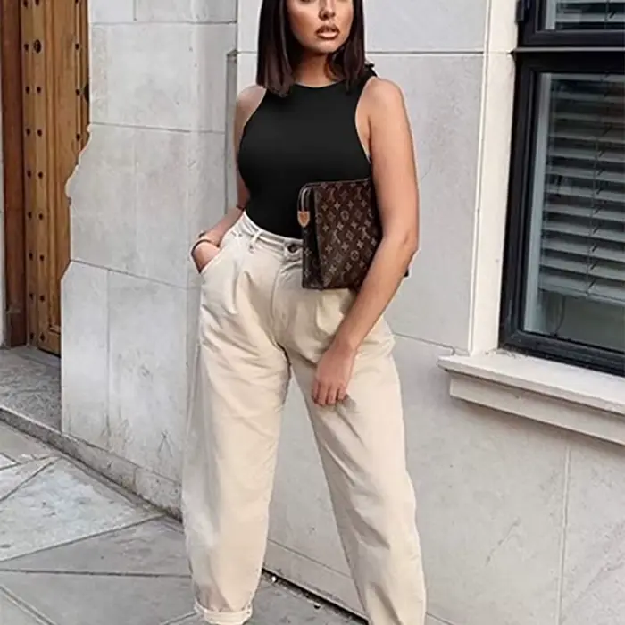 Sexy ženské body z elastanového polyesteru pre ženy, streetwear, príležitostné, letné, špeciálne príležitosti