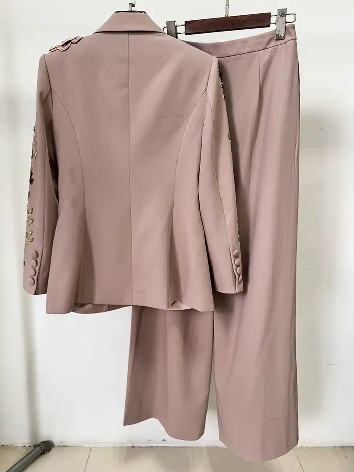 O'ZACKET večerná sada s perlami a kvetinovými motívmi pre ženy, high-end, elegantné a sofistikované, ideálne pre oficiálne večery