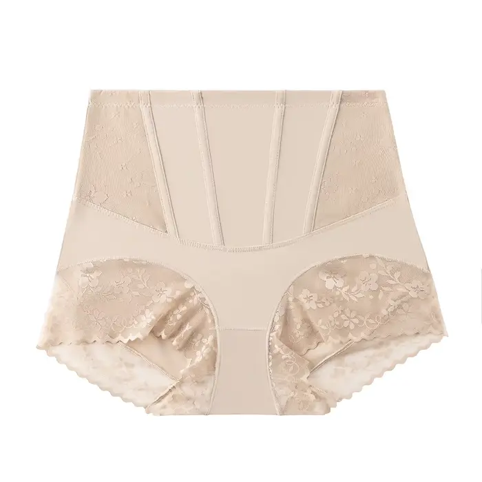 Culotte Façonnage Femme Taille Haute Polyamide Élasthanne Contrôle Ventre Définir Silhouette Occasions Spéciales