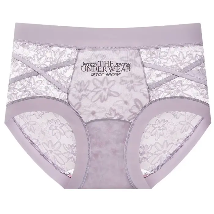 Culottes en dentelle style français, transparentes en maille, en satin de soie, patchwork, taille ba