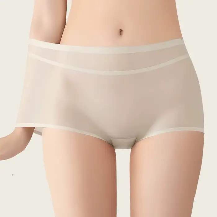 Culotte invisible et ultra-fine pour femmes élégante lingerie transparente sous-vêtements invisibles séchage rapide et respirante pour toutes les occasions