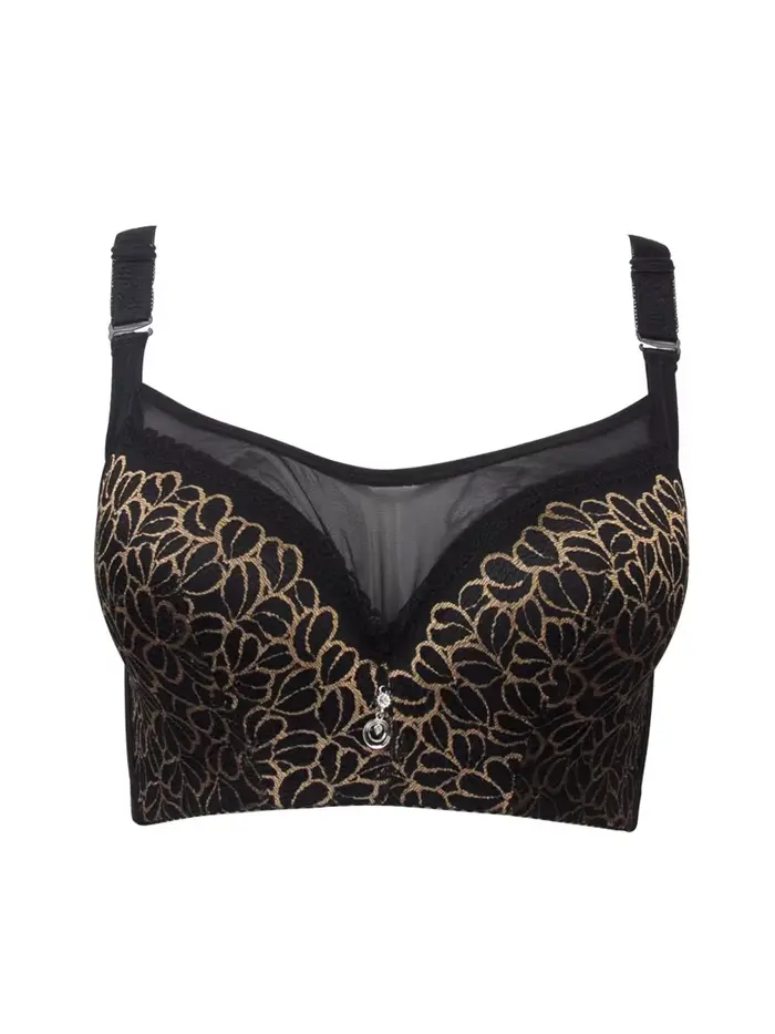 Soutien-gorge sexy en dentelle à armatures pour femme, push-up, bonnets C D E, tailles 80 85 90 95 1