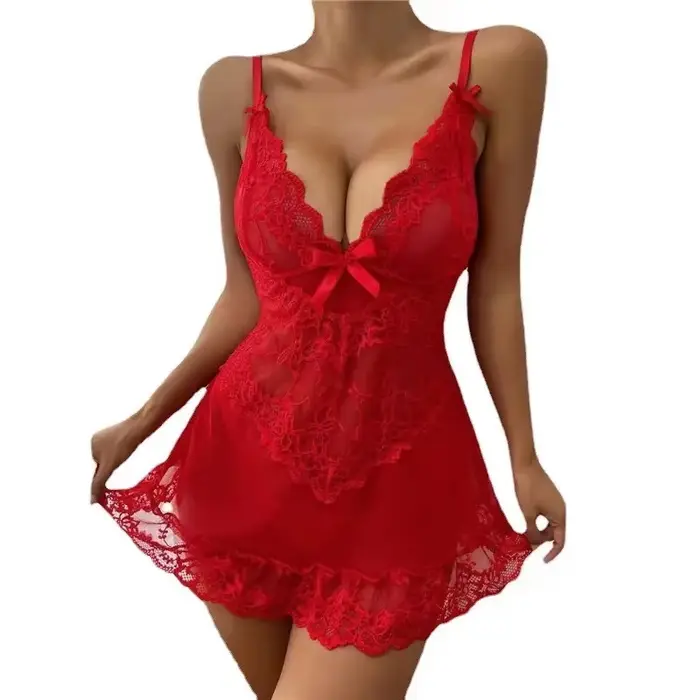nočná košeľa Čipka Šaty, Sexy Spodná bielizeň, Sexy Obleky, Bodysuit, Exotické Porno Oblečenie, Erotické Spodné prádlo, Otvorená Podprsenka, Mesh priehľadný Pyžamo
