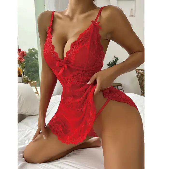 nočná košeľa Čipka Šaty, Sexy Spodná bielizeň, Sexy Obleky, Bodysuit, Exotické Porno Oblečenie, Erotické Spodné prádlo, Otvorená Podprsenka, Mesh priehľadný Pyžamo