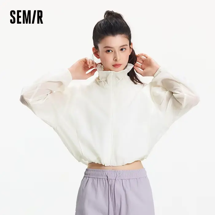 Veste UV Femme Semir 2026 – Col court, coupe ample, sensation fraîche, style décontracté élégant, do