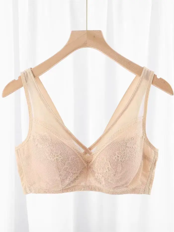 Grande taille bâton sur soutien-gorge B C tasse Sexy dentelle soutien-gorge pour femmes grande taill
