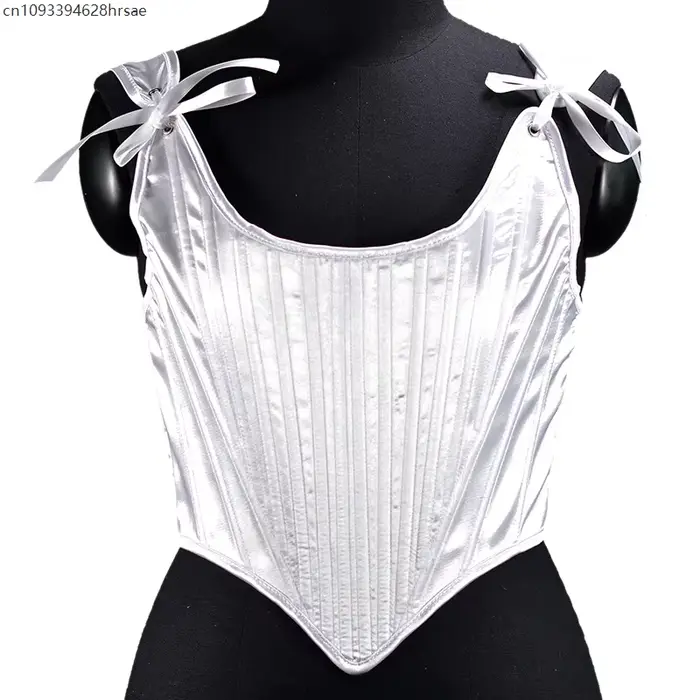 Nevyztužený korzet pre ženy v renesančnom štýle, bustier, vrchný korzet