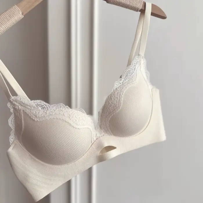 BANERDANNI bezdrôtová podprsenka pre malé prsia sexy čipky podšívka kartáčovaná podpora push-up protistranové škvrny špeciálne príležitosti mladé ženy