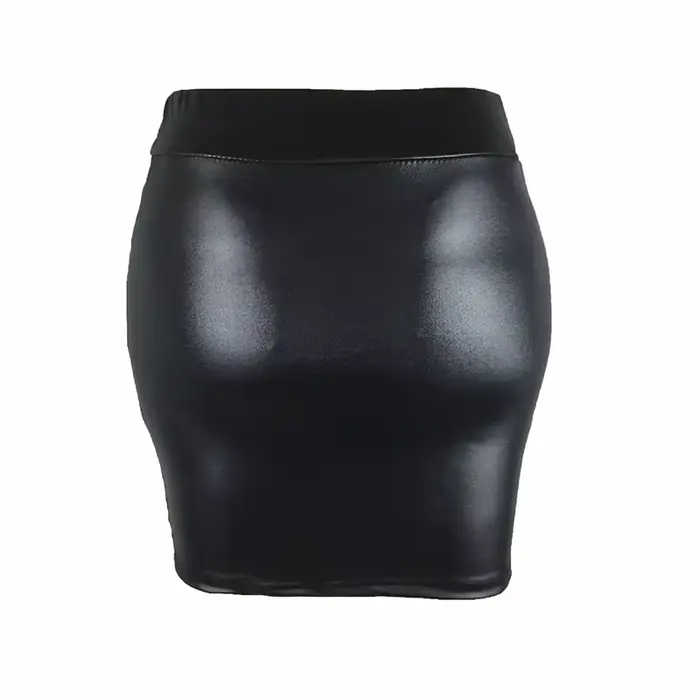 Femmes été Mini jupes taille haute coupe ajustée hanche crayon jupes Vintage moulante jupe Sexy Club