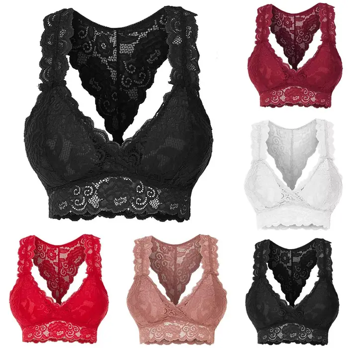 Štýlová bezšvová podprsenka pre vysoké ženy, polovica šálky, kostice, polyester a bavlna, nášivka dekorácie, športové a každodenné pohodlie