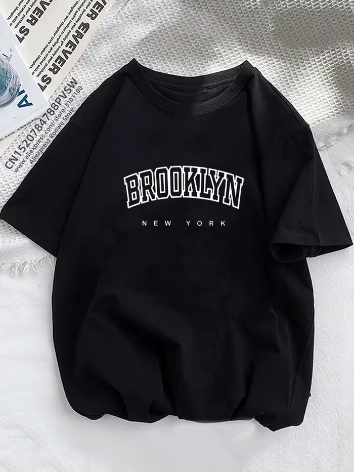 Dámske tričko Brooklyn s potlačou písmen
