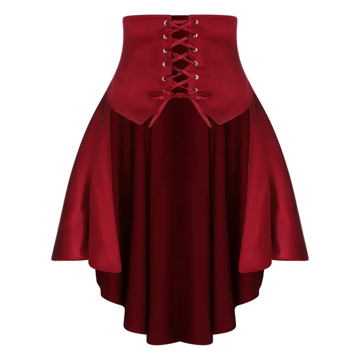 Femmes volants Pirate Corset jupe Costumes médiévale Renaissance Cosplay tenues gothique avant à lac