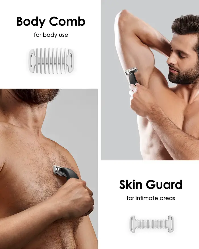Náhradná čepeľ z nehrdzavejúcej ocele pre holiaci strojček Oneblade QP2630/QP2520/QP2530 s ochrannými krytkami