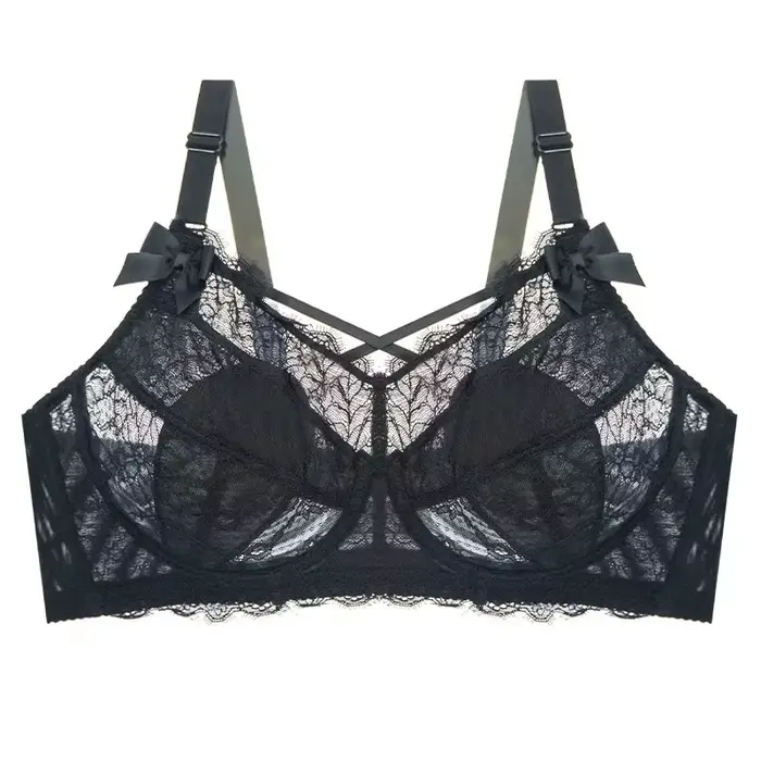 Ensemble de soutien-gorge minimiseur à armatures pour femme, couverture complète, mince, sexy, anti-